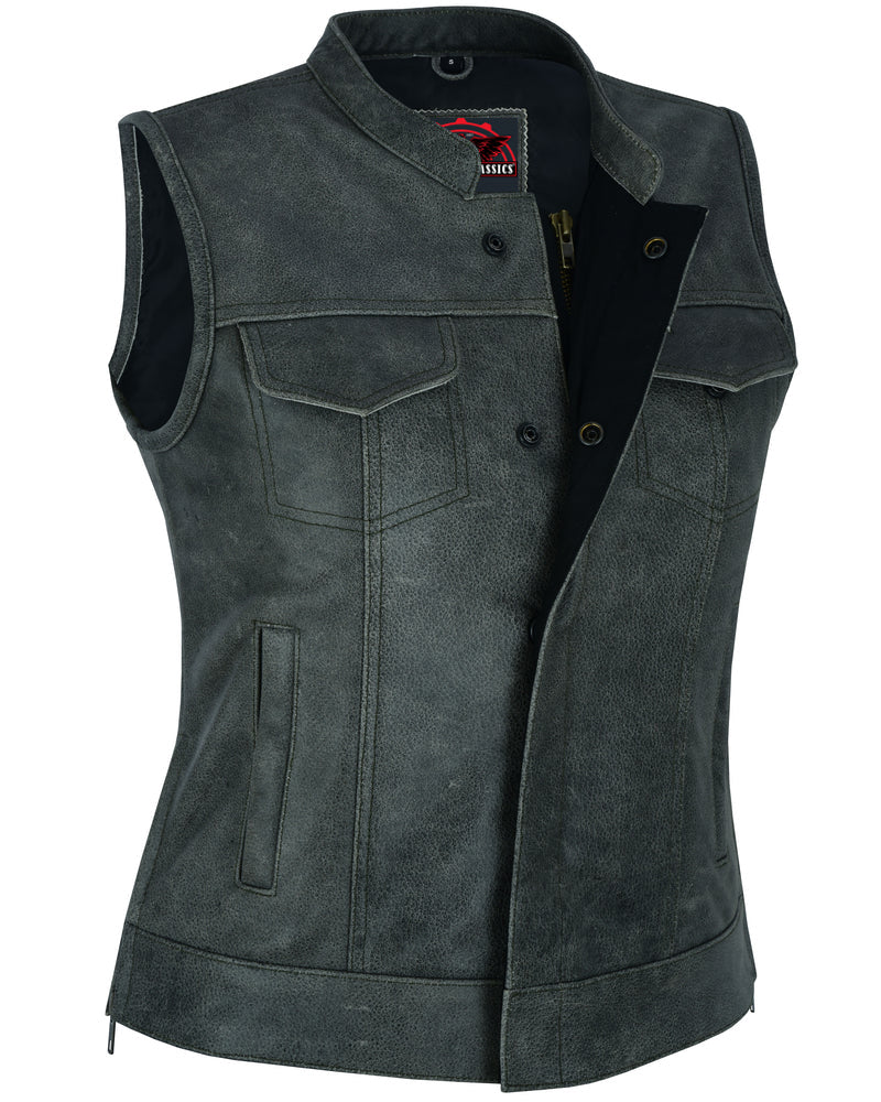 RC229  Women's Premium Single Back Panel Concealment Vest - GRAY