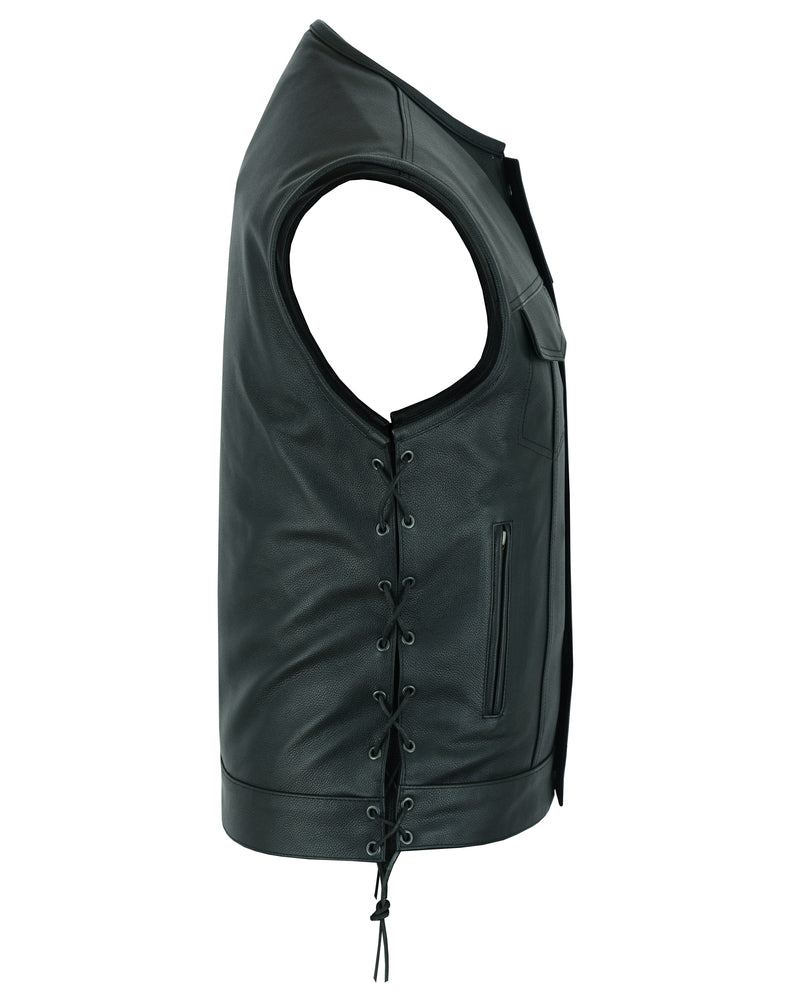 RC178 Upgraded Style Gun Pockets, Hidden 10" Gun Metal Zipper