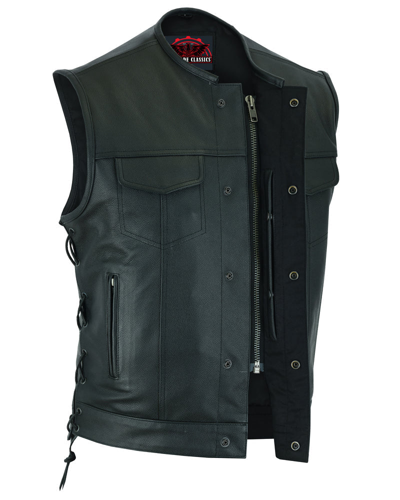 RC178 Upgraded Style Gun Pockets, Hidden 10" Gun Metal Zipper