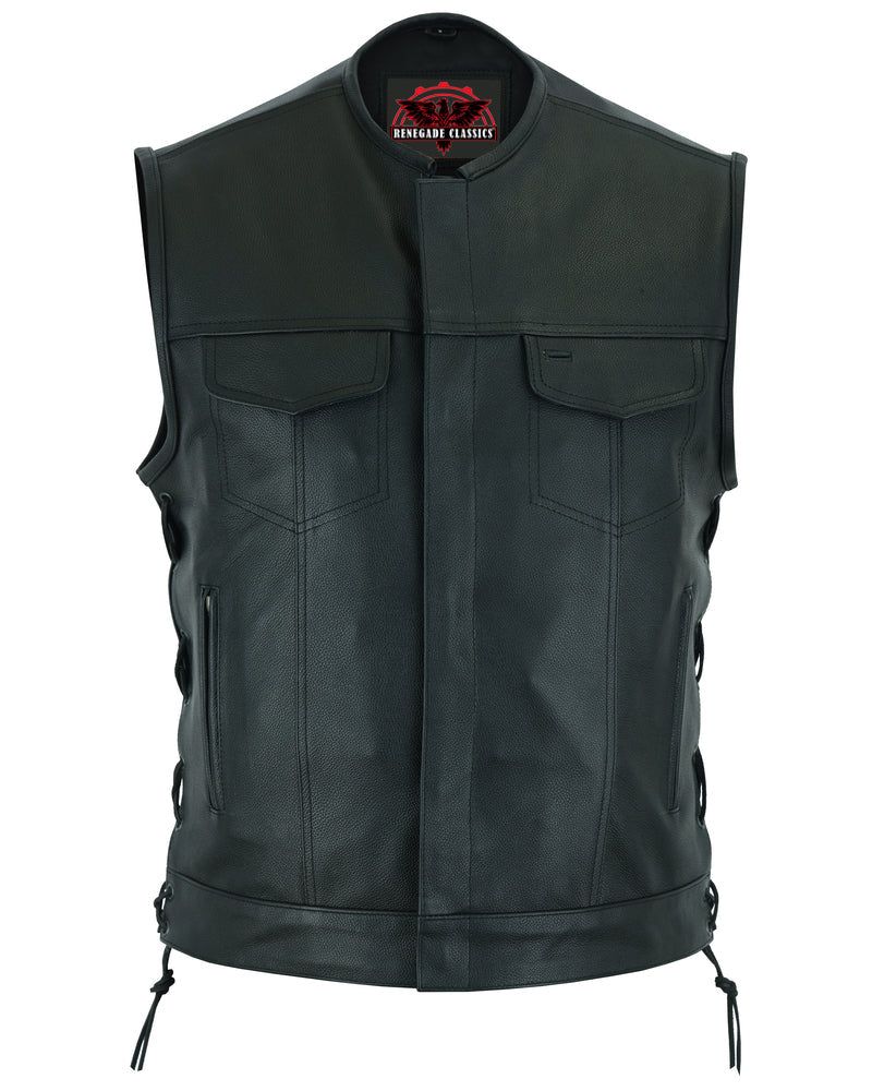 RC178 Upgraded Style Gun Pockets, Hidden 10" Gun Metal Zipper