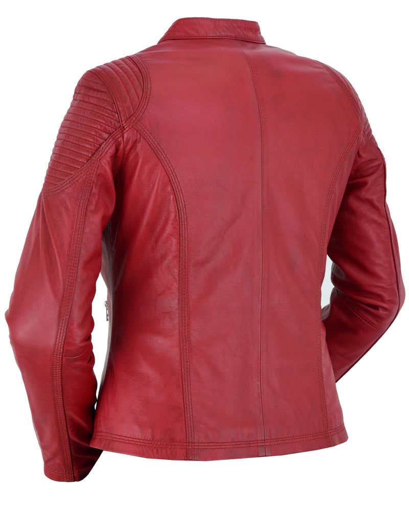 RC5501 Cabernet - Women's Fashion Leather Jacket