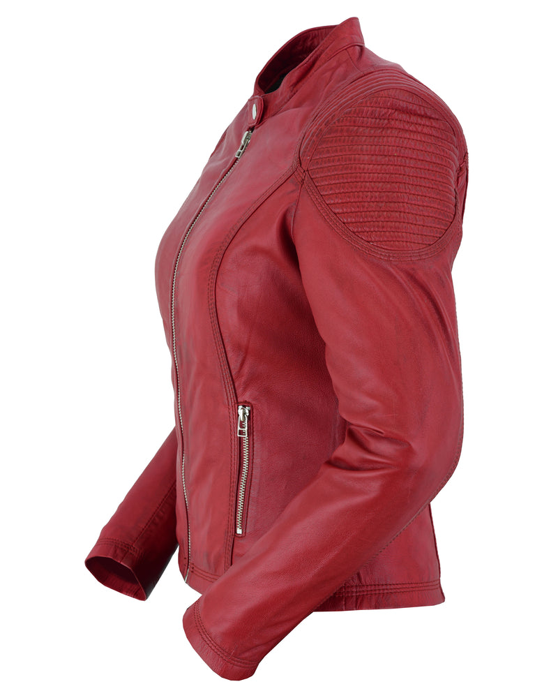 RC5501 Cabernet - Women's Fashion Leather Jacket