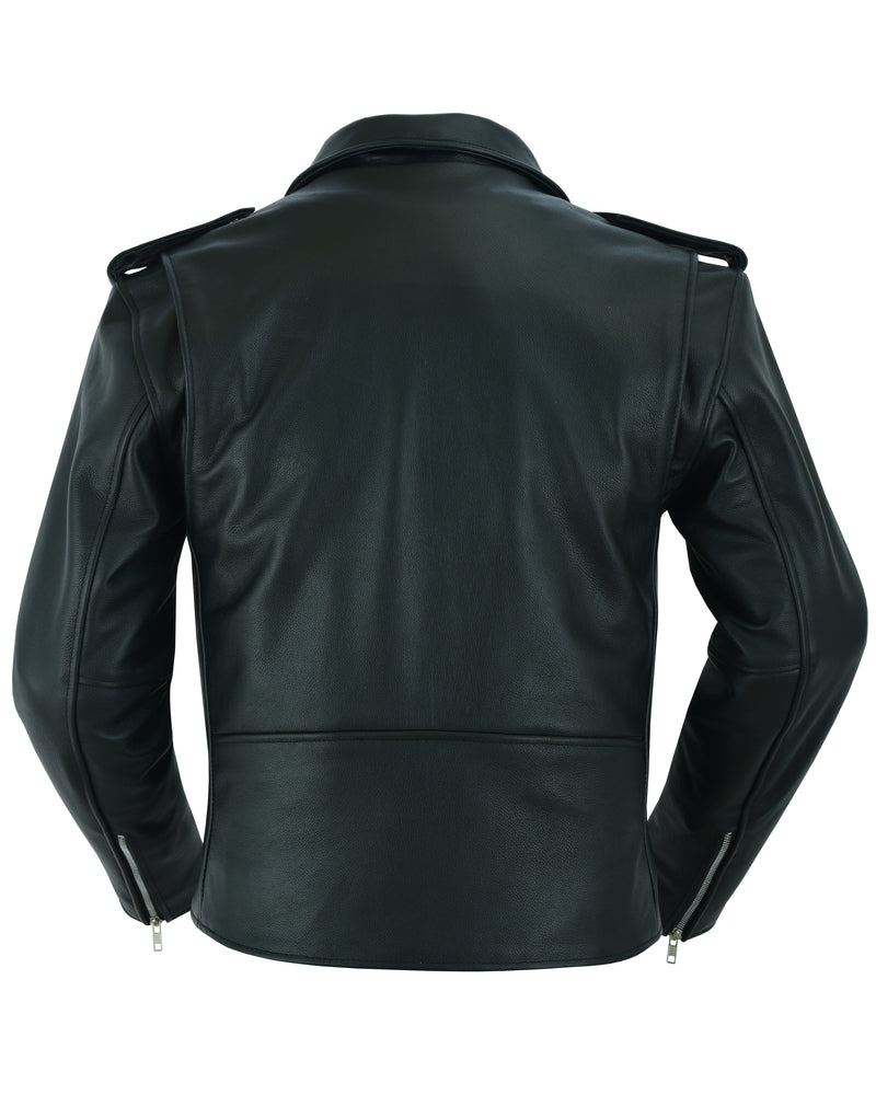 RC761 Motorcycle Armored Classic Biker Leather Jacket