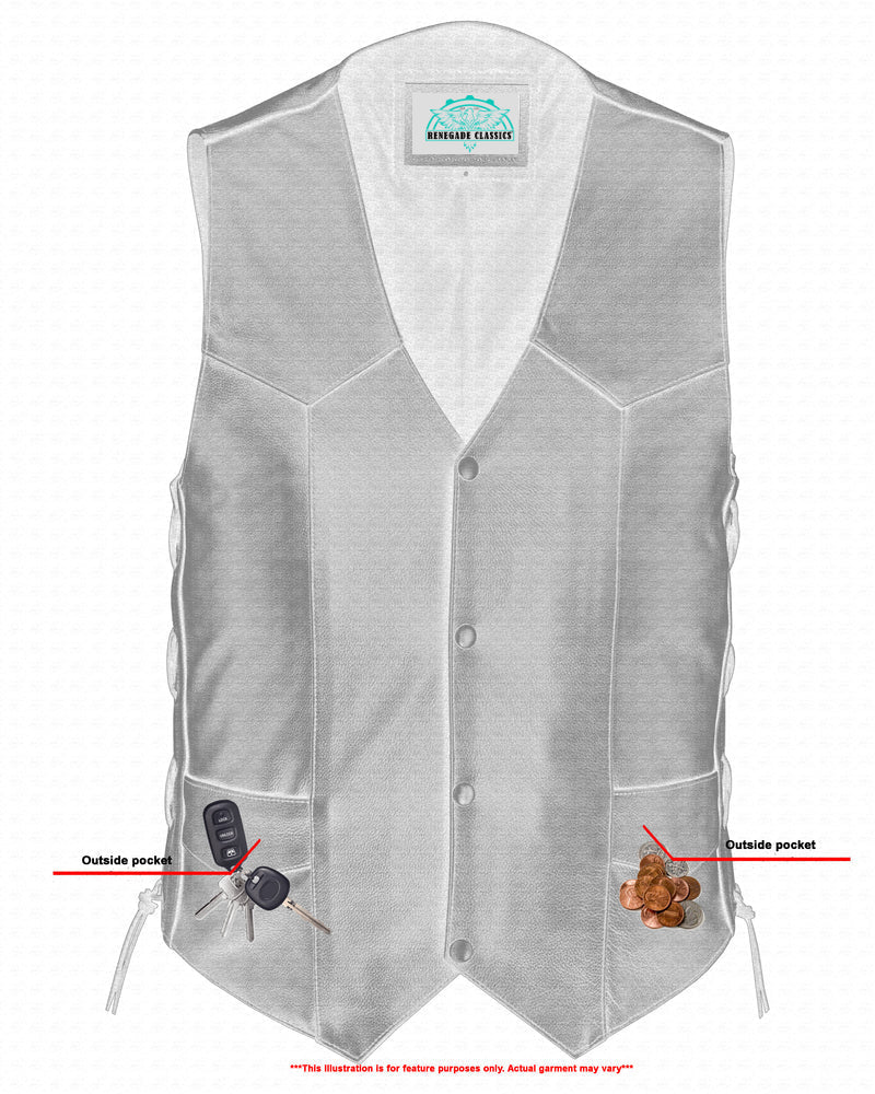 RC106 Men's Side Lace Economy Vest