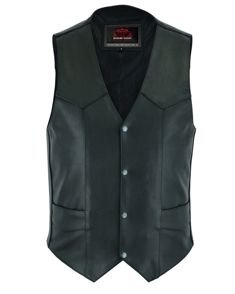 RC104 Men's Plain Side Economy Vest