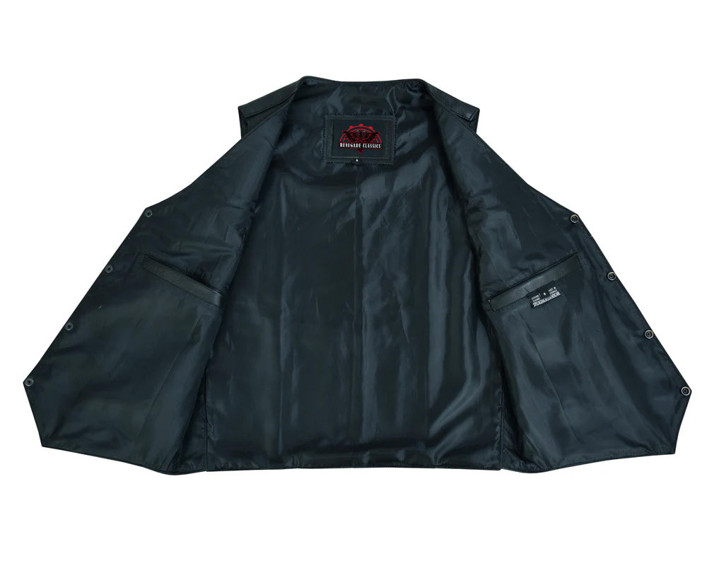 RC104 Men's Plain Side Economy Vest