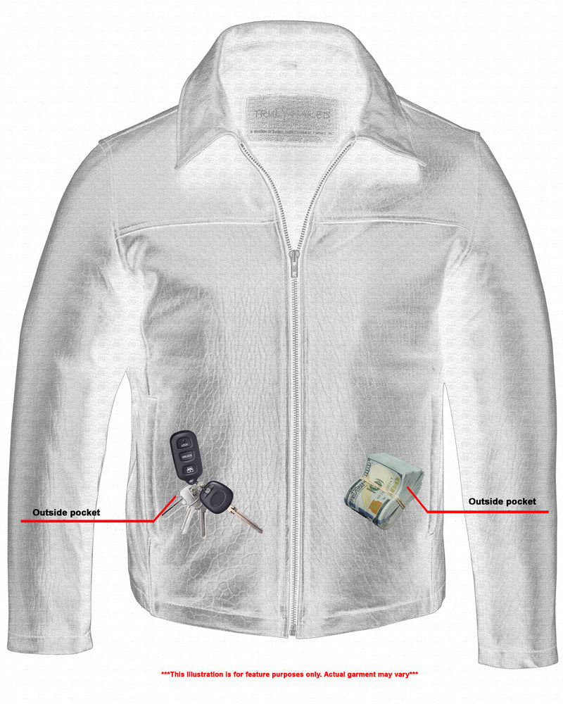 RC780 Men's Drum Dyed New Zealand Lambskin Jacket