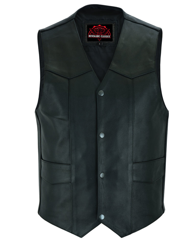 RC110 Traditional Single Back Panel Concealed Carry Vest