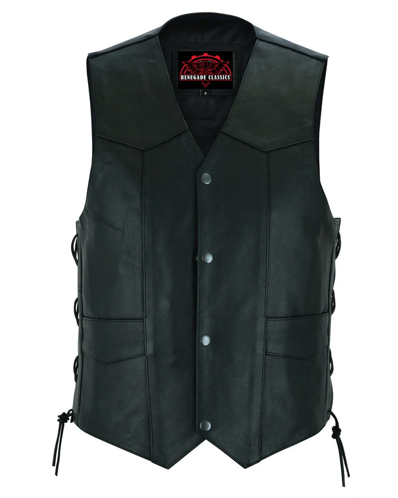 RC111 Traditional Single Back Panel Concealed Carry Vest