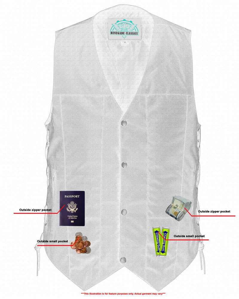 RC113 Men's Textile Ten Pocket Utility Vest