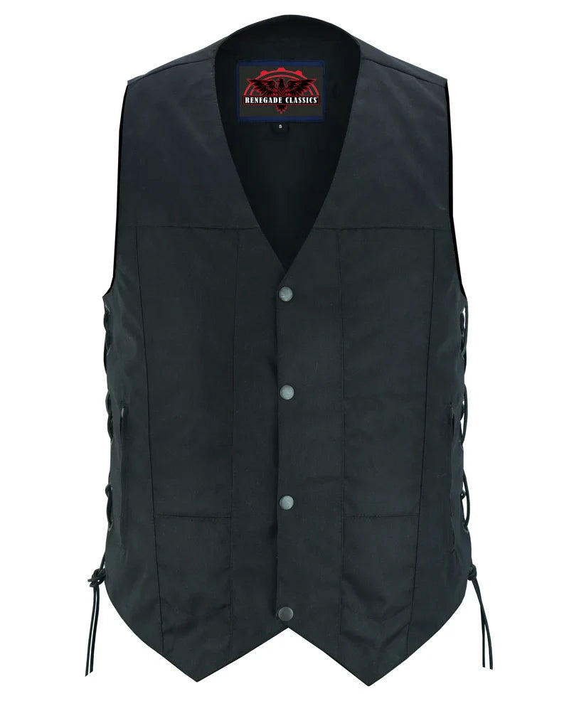 RC113 Men's Textile Ten Pocket Utility Vest