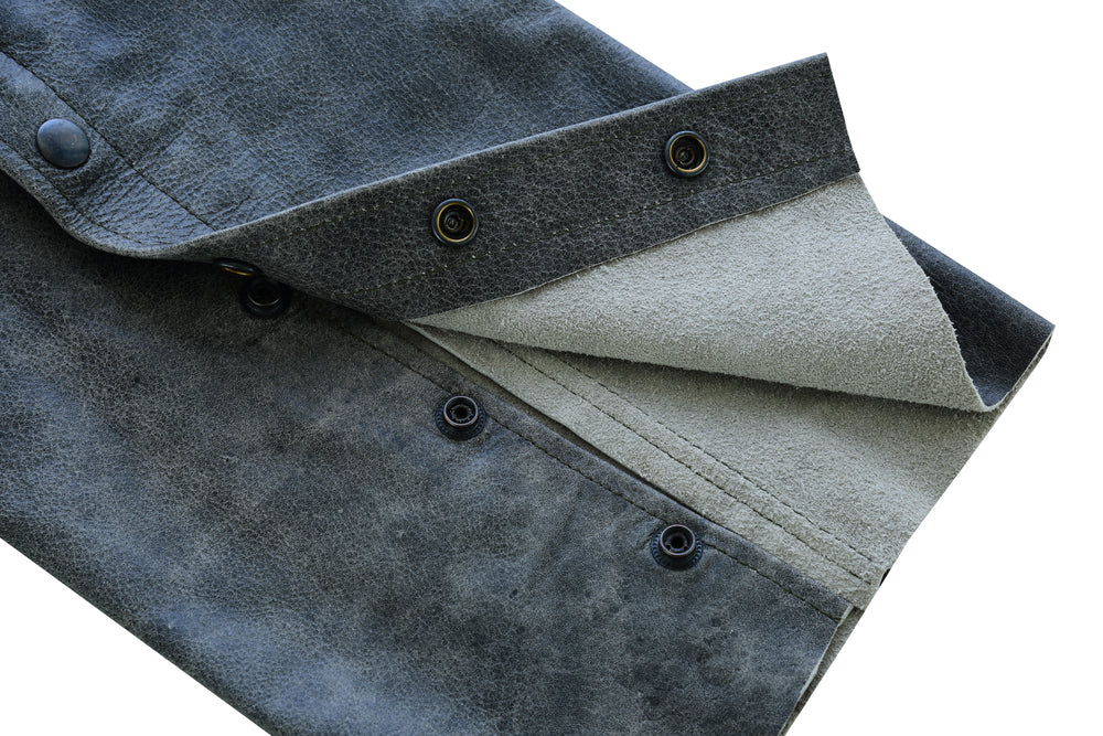 RC413 Unisex Double Deep Pocket Thermal Lined Chaps - GRAY