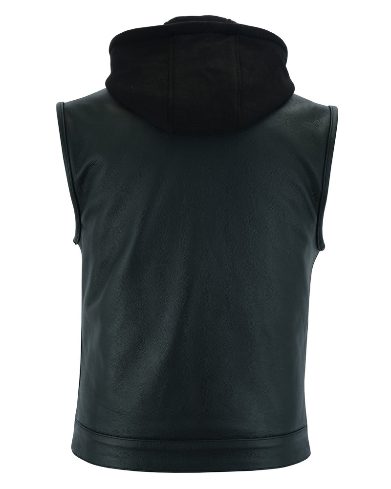 RC182 Concealed Snaps, Premium Naked Cowhide, Removable Hood & Hidden