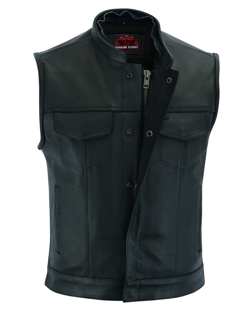 RC182 Concealed Snaps, Premium Naked Cowhide, Removable Hood & Hidden