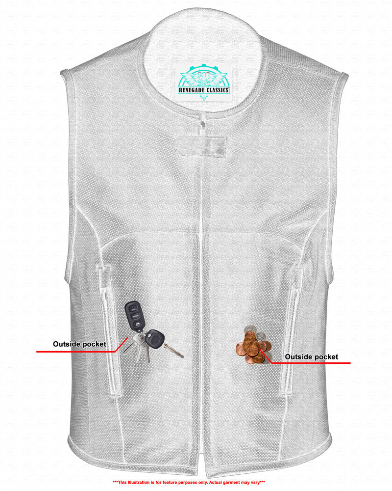 RC004 Men's Updated Perforated SWAT Team Style Vest